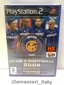 INTER FOOTBALL CLUB 2005 - PS2 - VIDEOGIOCO NUOVO SIGILLATO - NEW SEALED PAL - Foto 1 di 12