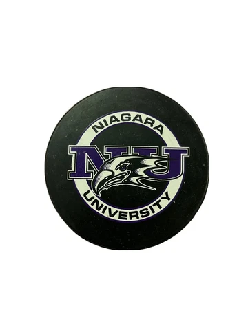 Niagara University Purple Eagles Hockey Warm Up Puck Cover