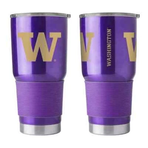 Vaso de viaje ultra de acero inoxidable NCAA College Washington Huskies 30 oz - Imagen 1 de 1