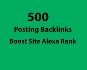 500 forum backlinks for boost site Alexa Rank - Picture 1 of 1