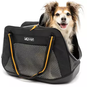 Kurgo Explorer Dog Carrier - Soft Sided Pet Carrier Bag - Black/Gray/Orange - Picture 1 of 1