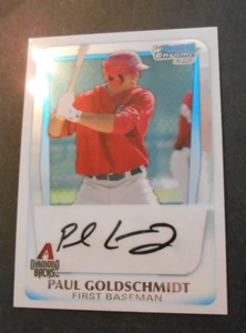 2011 Bowman Chrome Prospect #99 PAUL GOLDSCHMIDT Yankees Diamondbacks Cardinals - Foto 1 di 2