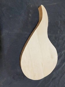 Erle 2-teilig Gitarrenkörper Rohling Zuschnitt in "Tropfenform" #3079 - Bild 1 von 3