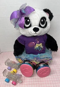 Build A Bear BAB Plush Panda 18”Stuffed DRESSED TUTU BOW SHIRT SHOES SKATES L5 - Picture 1 of 7
