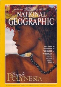 national geographic-JUNE 1997-FRENCH POLYNESIA. - Bild 1 von 2
