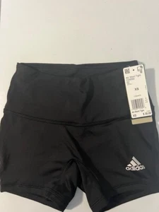 Adidas 4 Inch Volleyball Shorts FS3813, Woman's Size XS, Black - Picture 1 of 2