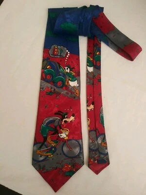 Corbata para hombre Disney Mickey Unlimited Goofy Plutón y Pato Donald novedad Foto 1 de 4