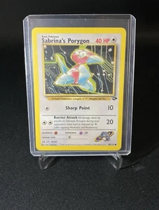 Pokémon TCG Sabrina's Porygon 98/132 Gym Heroes Challenge WOTC - Bild 1 von 2