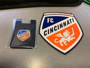 FC Cincinnati 2019 Season Ticket Holder Magnet and Cell Phone Wallet - Picture 1 of 4