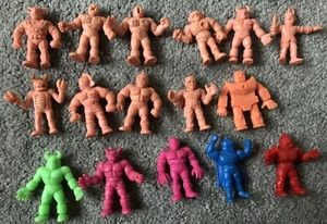 16 X M.U.S.C.L.E. MEN FIGURES BUNDLE JOB LOT MUSCLE MEN FIGURE VINTAGE Original - Picture 1 of 5