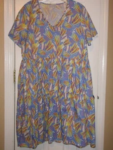 LADIES SLATE THE LABLE TIERED COTTON DRESS SZ L NWOT..REDUCED - Picture 1 of 4