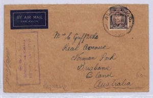 AUSTRALIA WW2 Cover Military CENSOR Brisbane 1945{samwells-covers}YN161 - Picture 1 of 10