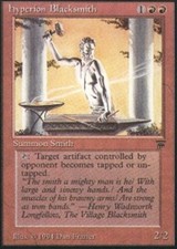 1x Hyperion Blacksmith NM, English MTG Legends