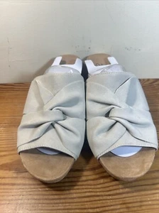 Life Stride Mallory Flex Wedge Sandal Beige 8W - Picture 1 of 7