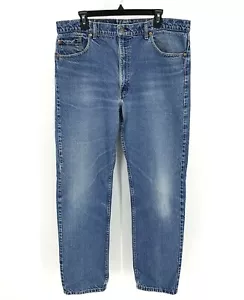 Jeans LEVI'S 505 de colección hechos en Estados Unidos lavado medio pierna recta 37x32 - Imagen 1 de 12