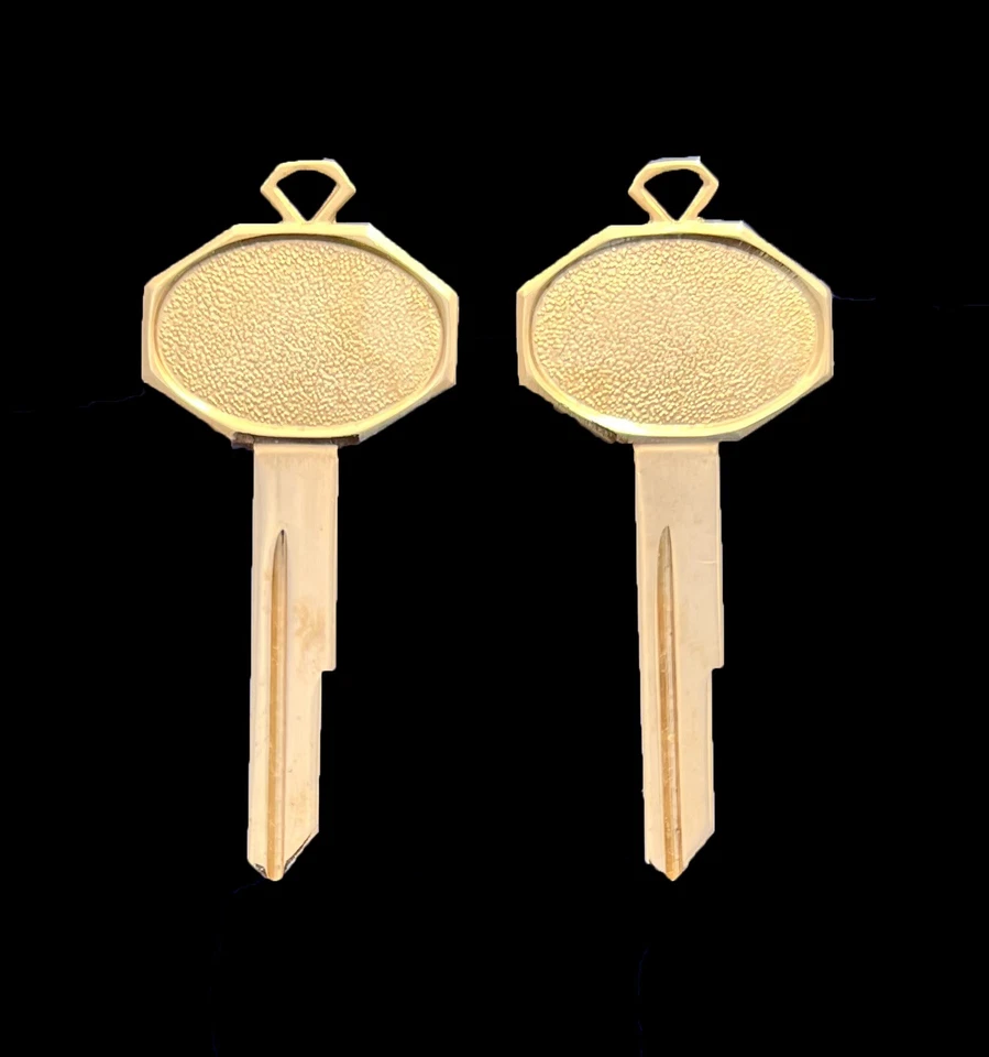 Chevy Bel Air Caprice 1959 1960 1961 1962 1963 1964 1965 1966 llave dorada en blanco Foto 1 de 1