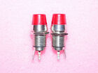 2 x NOS Panel Pilot Indicator Lamps with Neon Bulbs for Tube Valve Guitar Amp