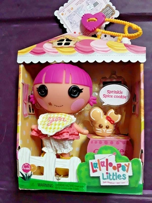 Lalaloopsy Little 10th Anniversary Sprinkle Spice Cookie Doll Little Sister 7 IN