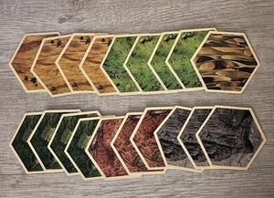 Juego Colonos de Catán 19 Azulejos de Terreno Hexágonos Piezas de Repuesto - Imagen 1 de 1