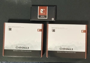x2 Noctua NF-A14 PWM chromax. Czarny.wymień wentylator 140mm + przedłużacze Noctua - Zdjęcie 1 z 3