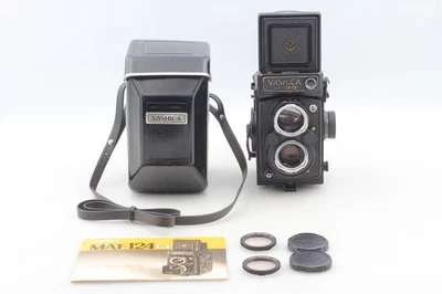 Meter Work [Top MINT w/Case] Yashica Mat 124G 6x6 TLR Film Camera From JAPAN - Image 1 of 4
