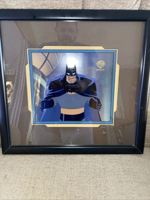 Batman Off-Balance Genuine Production Cel Framed With Warner Brothers Coa - Image 1 of 4