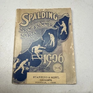 CATÁLOGO PRIMAVERA/VERANO SPALDING 1906 VINTAGE BÉISBOL GOLF EQUIPO DE BOXEO - Imagen 1 de 5