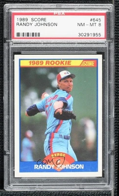 1989 Score Randy Johnson #645 PSA 8 Rookie RC HOF - Imagem 1 de 2