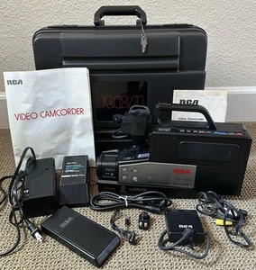 RCA CPR250 Autofocus Solid State Image Sensor VHS Camcorder w/Case & Acc - Picture 1 of 24