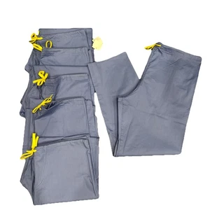 Standard Textiles Excel Scrub Pants Unisex SMALL Light Blue Drawstring 6 Pair - Picture 1 of 8