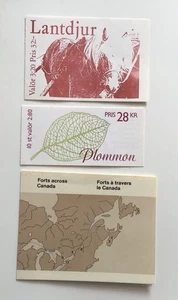 Lot of 3 Stamp Booklets Sweden & Canada MNH Complete Booklets - Picture 1 of 13