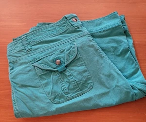 Kuhl Damenshorts Größe 12 türkisgrün Splash Cargo Druckknopf Tasche Wandern Stretch - Bild 1 von 10