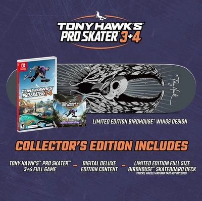 Tony Hawk Pro Skater 3+4 Edición Coleccionista - Nintendo Switch En Mano Sellado  Foto 1 de 4