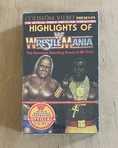 WWF Coliseum Video HIGHLIGHTS OF WRESTLEMANIA Sealed Betamax Hulk Hogan Mr T - Picture 1 of 7