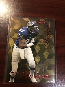 1998 PLAYOFF PRESTIGE HOBBY GOLD NO SERIAL PROOF #111 MICHAEL JACKSON RAVENS EX - Picture 1 of 3