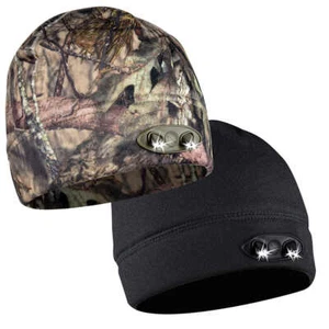 2 piezas - Faro LED Mango Limpiador de Vellón Manos Libres Gorro | Roble Mossido + Negro - Imagen 1 de 12