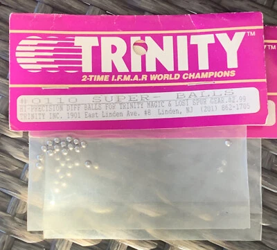 RC Trinity Hi Precision Diff Balls for Trinity Magic Losi Spur Gear 0110 NOS - Image 1 of 4