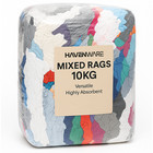 10 KG Sweatshirt Wiping Cloths, Garage Workshop Wiper, Cleaning Rags