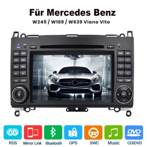 DAB+ 7" Autoradio Für Mercedes-Benz A/B Klasse Vito Viano Sprinter DVD GPS Navi - Bild 1 von 13