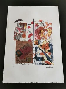 JEAN MICHEL BASQUIAT Original Numbered Litho Poster 19,5x27,5 POP ART ESTATE - Picture 1 of 3