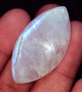 51.00 Ct 100% Natural White Rainbow Moonstone Loose Gemstone Certified - Picture 1 of 6