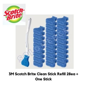 3M Scotch Brite Clean Stick Refill 28ea Included One stick Toilet Bowl Cleaner - Picture 1 of 5