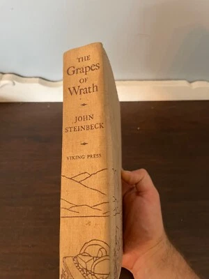 The Grapes of Wrath by John Steinbeck First Edition, Hardcover, 1940, 11th Print Foto 1 de 4