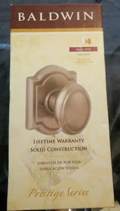 Baldwin Prestige Carnaby Half-Dummy Inactive Door Knob in Satin Nickel NEW - Picture 1 of 2