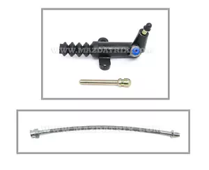 1986-1992 TURBO RX7 Clutch Slave and Stainless Steel Braided Hose - Bild 1 von 3