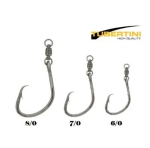Hameçons Pêche Tubertini Série 288 BB Avec Pivot Inox Œillet E-Brake Thon Traina - Photo 1/2