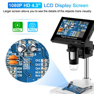 8-LED verstellbare USB 1000X Zoom Digital Mikroskop Lupe für Leiterplatte Reparatur Zuhause