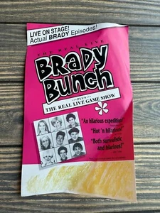 The Real Live Brady Bunch Pink Promotional Poster - Picture 1 of 2