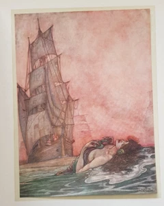 1909 A SONG OF THE ENGLISH BY RUDYARD KIPLING 16 COLOUR PLATES THE SEVEN SEAS @ - Picture 1 of 19