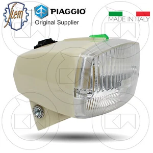 FARO PIAGGIO CIAO 50 SC SPECIAL PRIMA SERIE FANALE ANTERIORE SIEM COLORE AVORIO - Picture 1 of 2